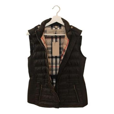 burberry gilet womens|burberry brit jacket women.